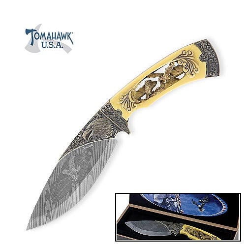 Tomahawk American Eagle Bowie with Gift Box