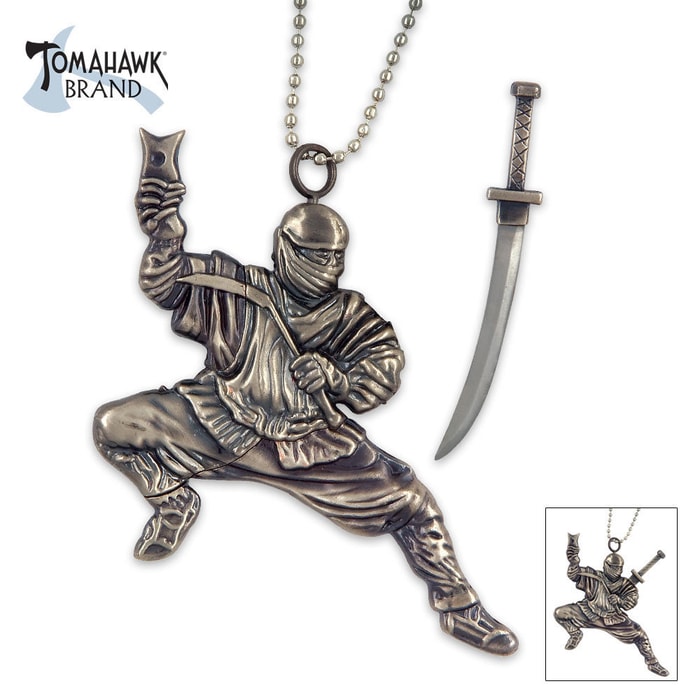 Tomahawk Ninja Warrior Necklace