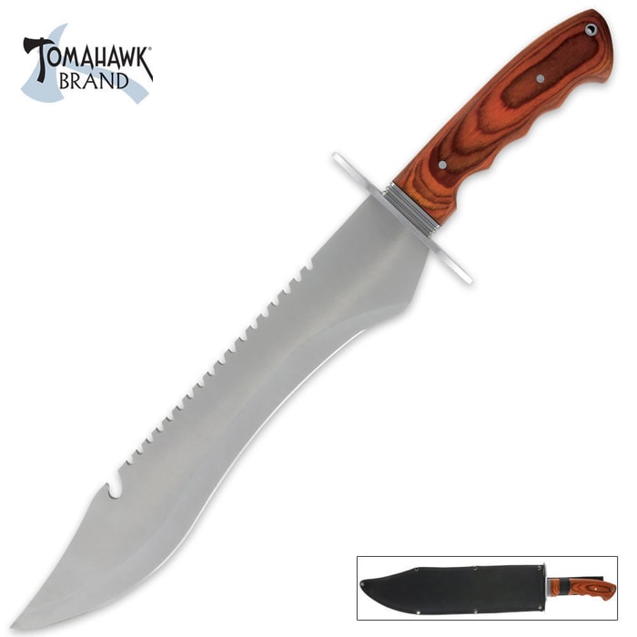Tomahawk Master Hunting Bowie Knife