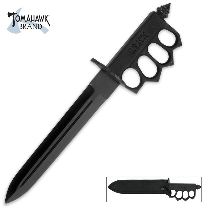 Tomahawk WWI Black Trench Knife
