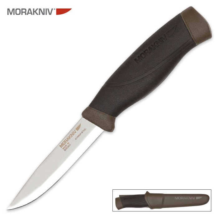 Morakniv Companion HD Outdoor Knife, Olive Drab