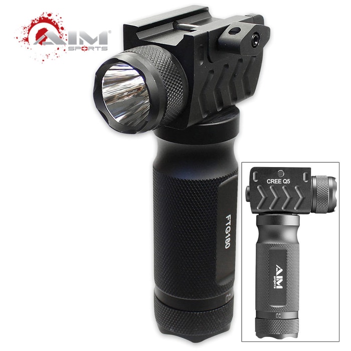Flashlight With Tactical Grip - 180 Lumens