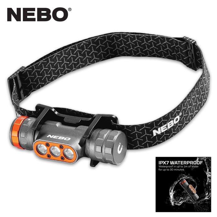 This a powerful, USB-C rechargeable headlamp that features a 1,500-lumen Turbo Mode to give you short bursts of power