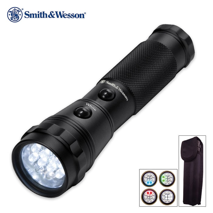 Smith & Wesson Galaxy 12 LED Flashlight W/Holster
