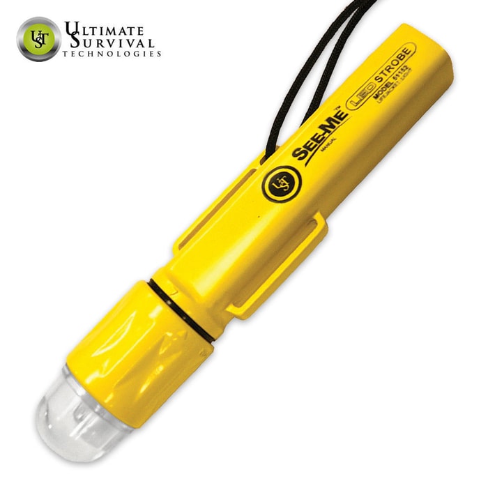 UST See Me Strobe 1.0 LED Strobe Light Personal Locator Light Yellow