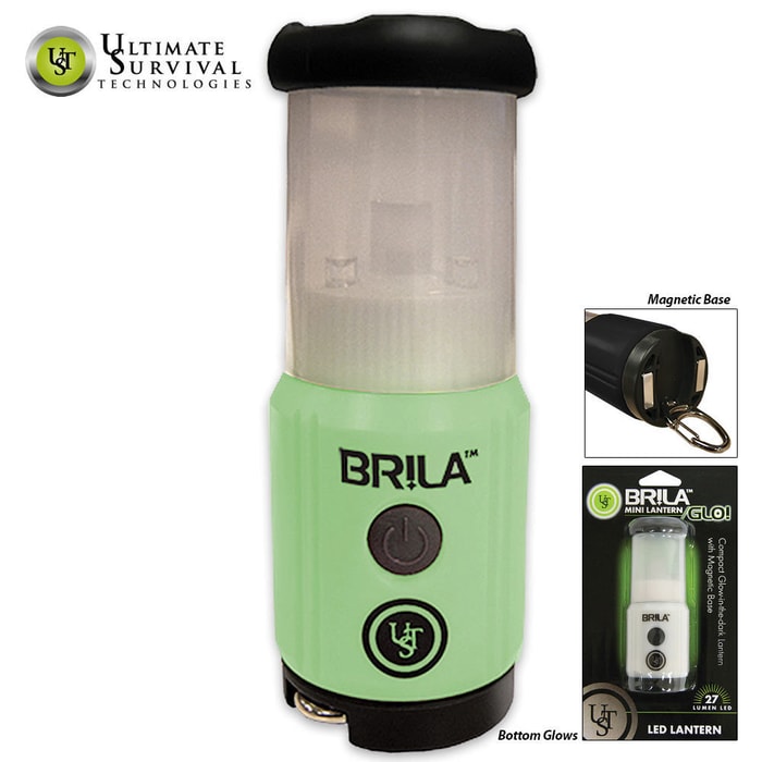 UST Brila Mini Lantern Glo Survival Lantern Glow In The Dark