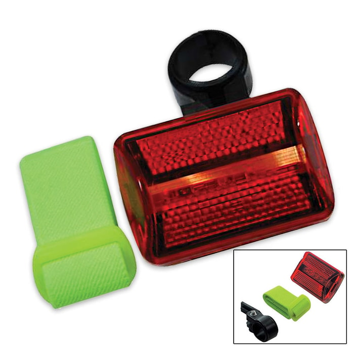 Safety Flashing Strobe Light 5 LED Red (Running, cyclists, hiking)