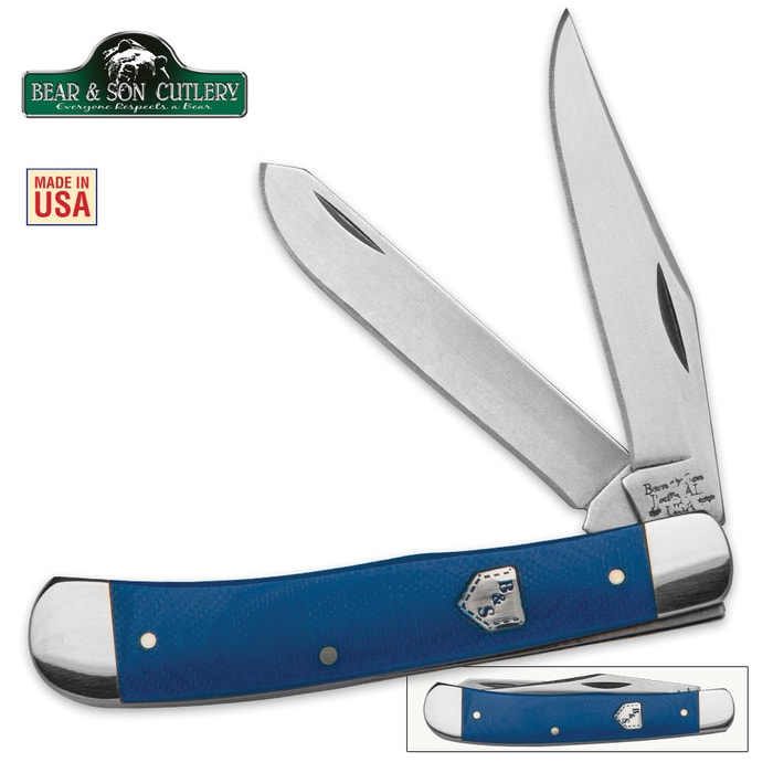 Bear Blue Jeans Series Trapper Pocket Knife