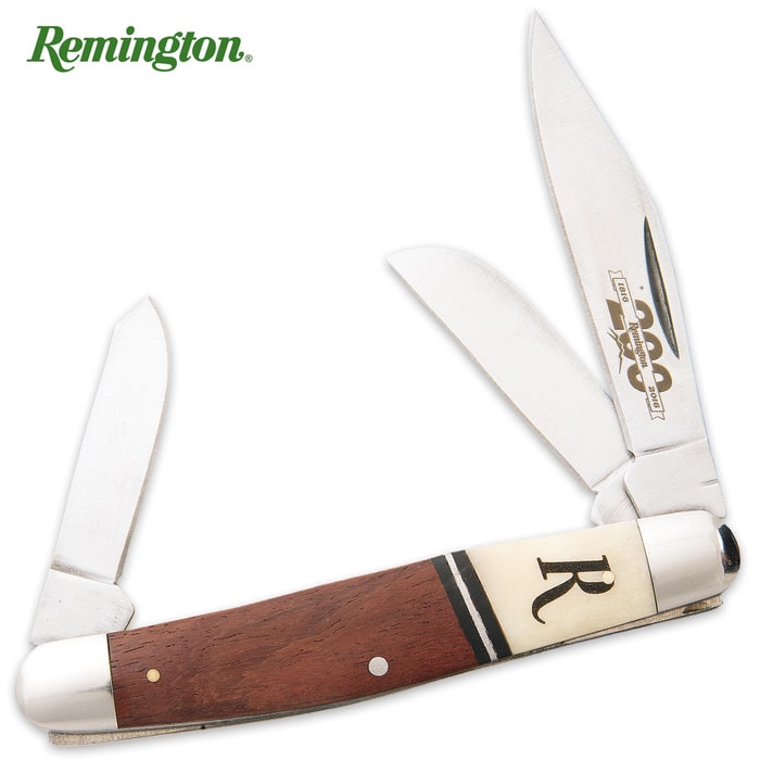 Remington 200TH Anniversary Stockman Pocket Knife Tin Set