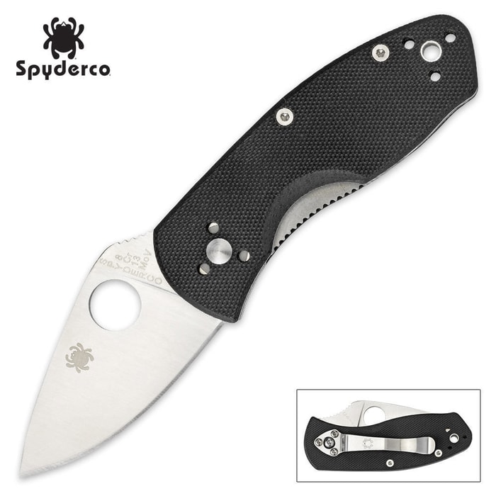 Spyderco Ambitious Linerlock Folding Knife 