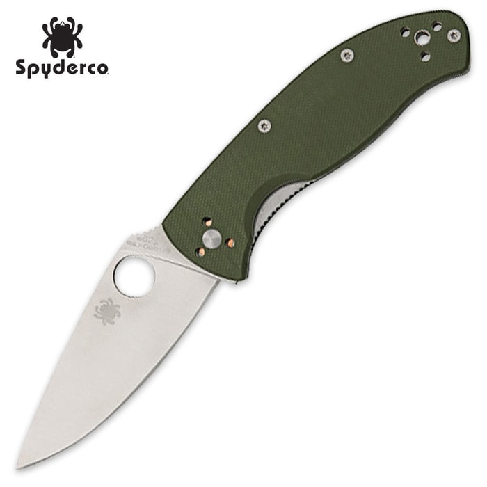 Spyderco Tenacious Green Stainless Folding Knife 