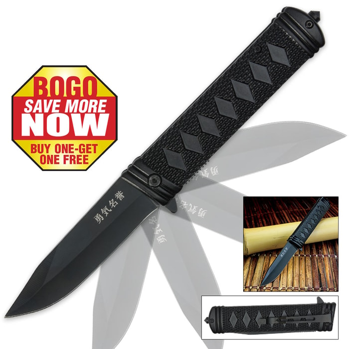 Samurai Assisted Opening Pocket Knife BOGO
