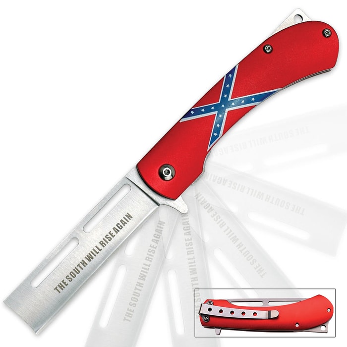 Confederate Tribute Assisted Opening Razor Blade