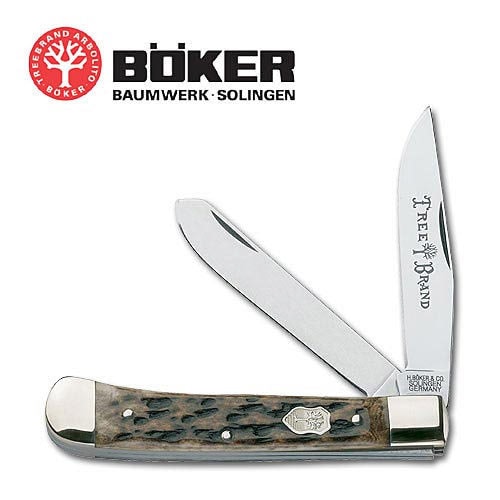 Boker 1102525AB Appaloosa Bone Trapper Folding Knife