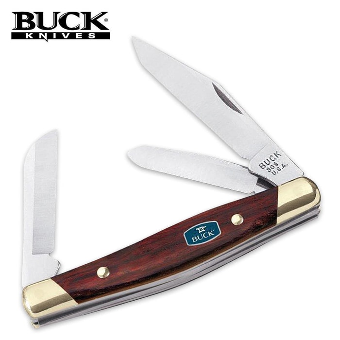 Buck Cadet Rosewood Folding Pocket Knife