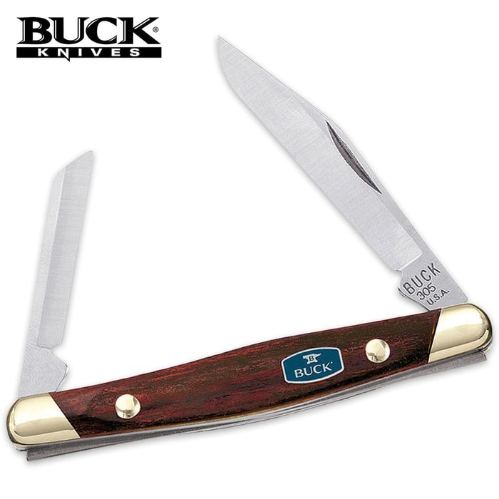 Buck Lancer Rosewood Folding Pocket Knife