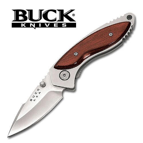 Buck Rosewood Alpha Dorado Folding Knife