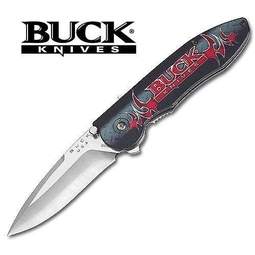 Buck Gothic Logo Folding Knife