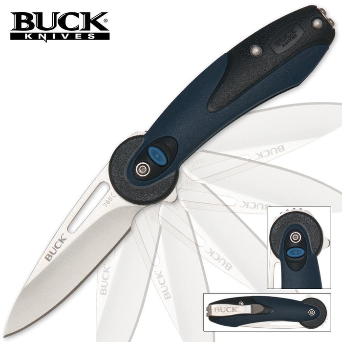 Buck Revel Camping Knife Blue