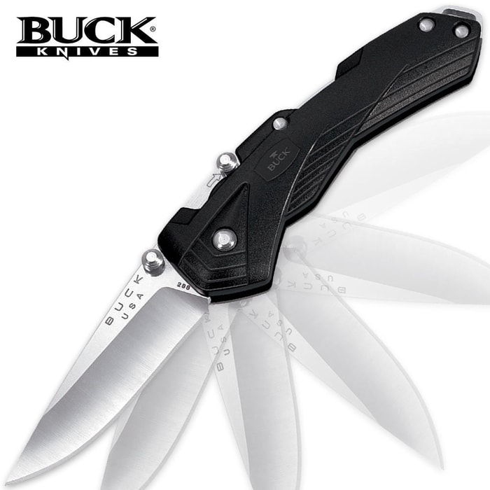 Buck QuickFire ASAP Assisted Opening Folding Pocket Knife Black