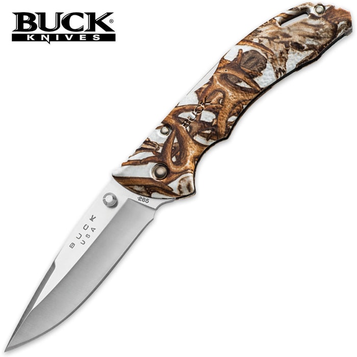 Buck Bantam BLW White Head Hunterz Folding Pocket Knife