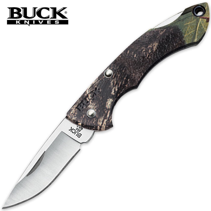 Buck Nano Bantam Mossy Oak Break Up Camo Folding Pocket Knife 
