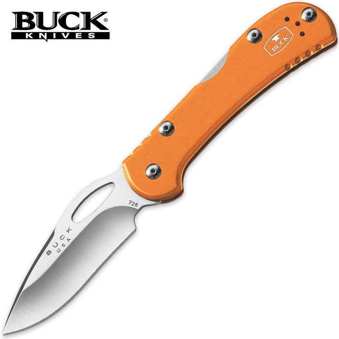 Buck Mini SpitFire Folding Pocket Knife Orange