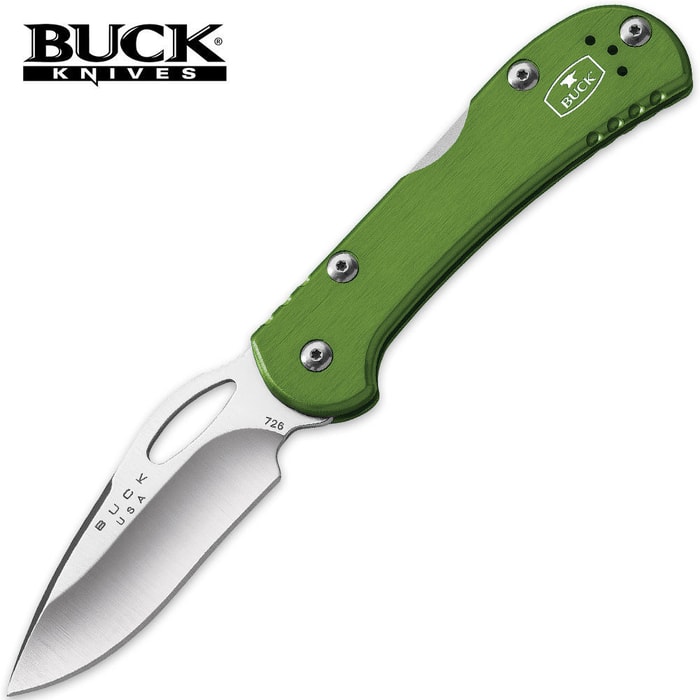 Buck Mini SpitFire Folder Green