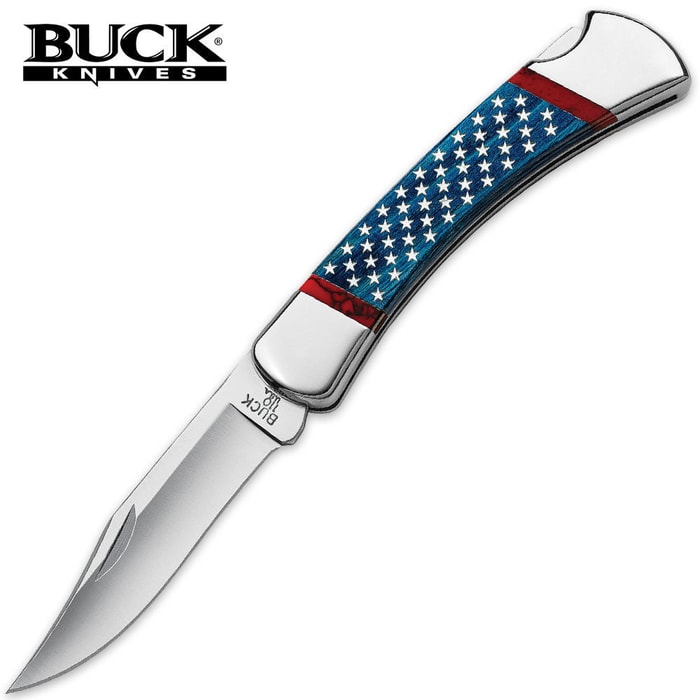 Buck Stars & Stripes Folding Hunter Knife