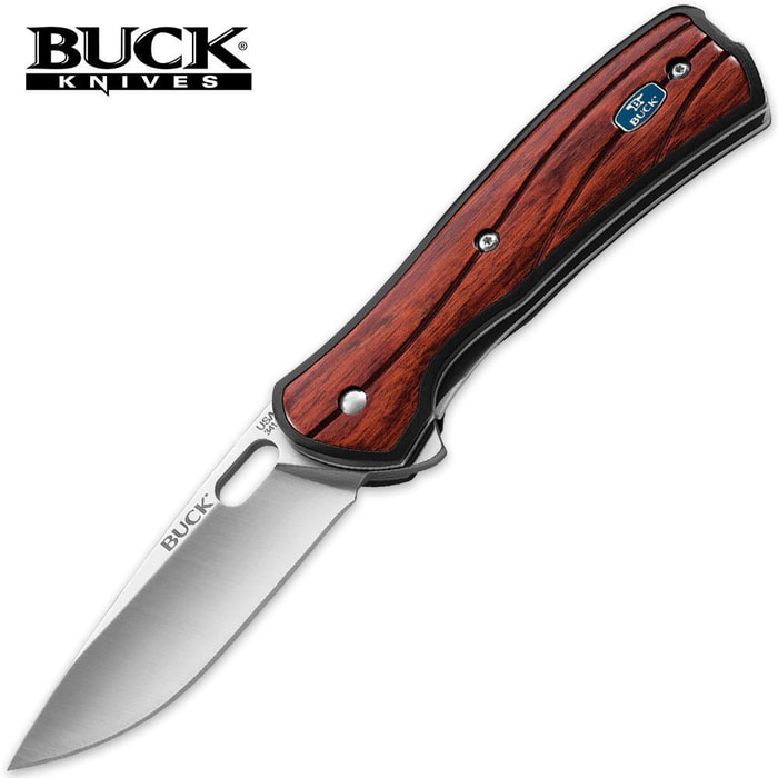 Buck Vantage Select Rosewood Dymondwood  Folding Pocket Knife