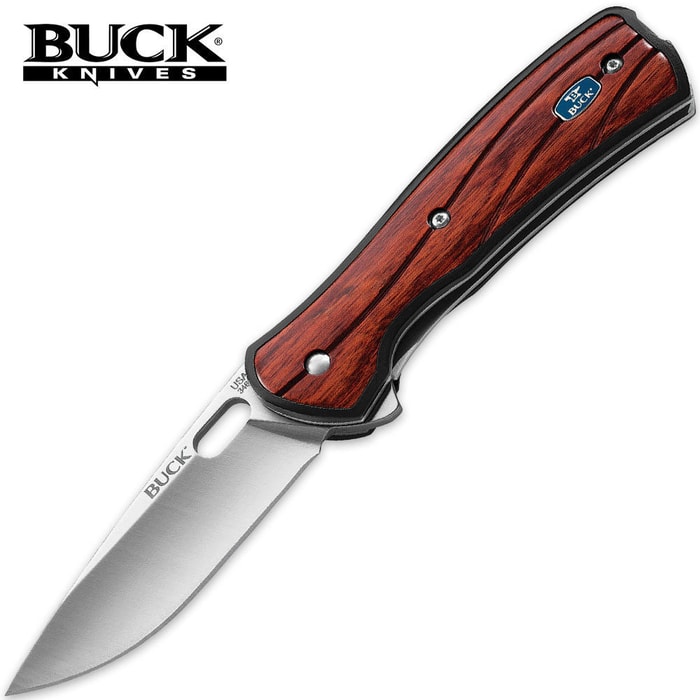 Buck Vantage Select Rosewood Dymondwood  Folding Pocket Knife