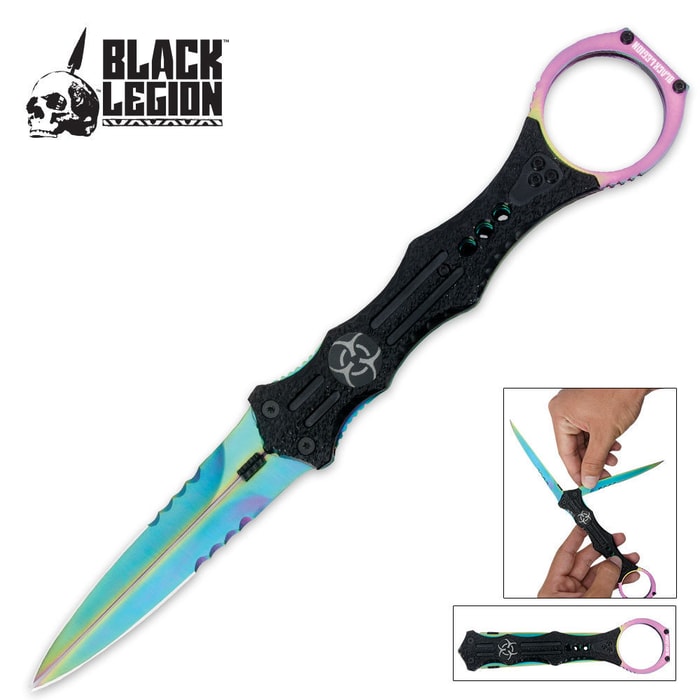 Black Legion Twin Blade Pocket Knife