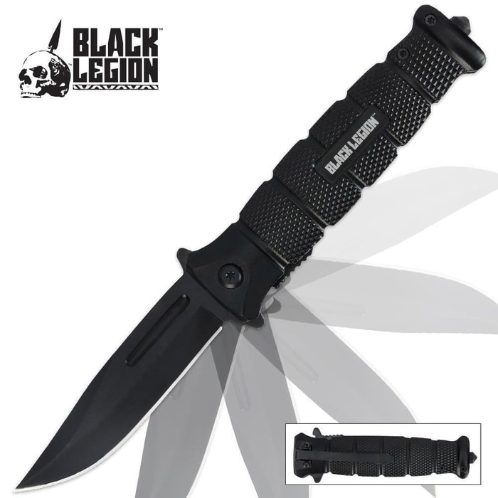 Black Legion Folding Hunter Pocket Knife