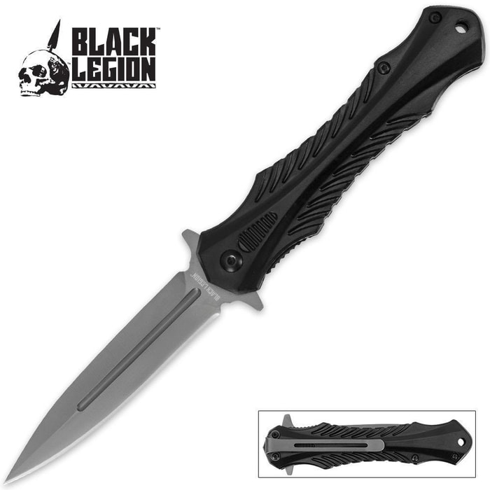 Black Legion Double Trouble Pocket Knife