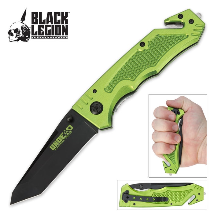 Black Legion Undead Rescue Folding Pocket Knife