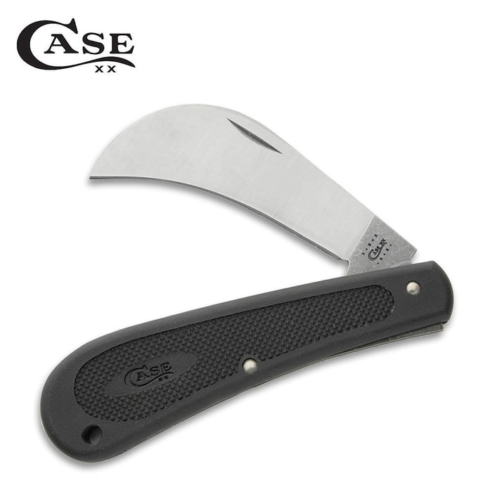 Case Black Hawkbill Pruner Lightweight Folding Knife