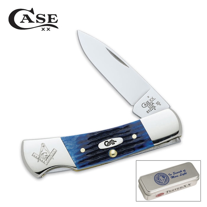 Case Masonic Lockback Pocket Knife