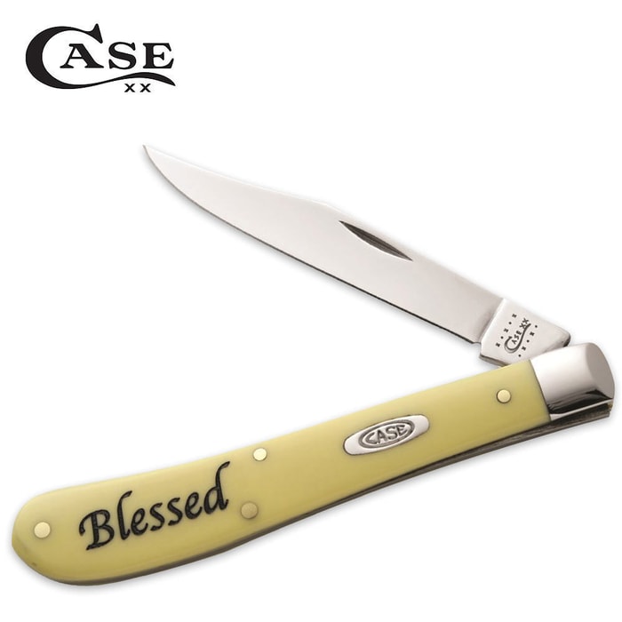 Case Blessed Tru-Sharp Slimline Trapper Folding Pocket Knife