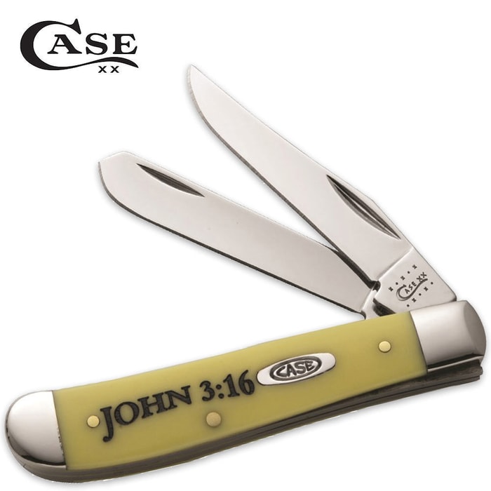 Case John 3:16 Tru-Sharp Mini Trapper Folding Pocket Knife