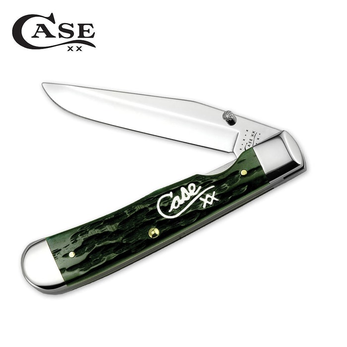 Case Hunter Green Trapperlock Folding Knife