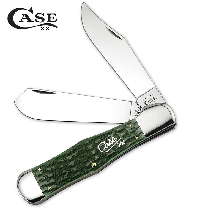 Case Hunter Green Swell Center Jack Folding Knife