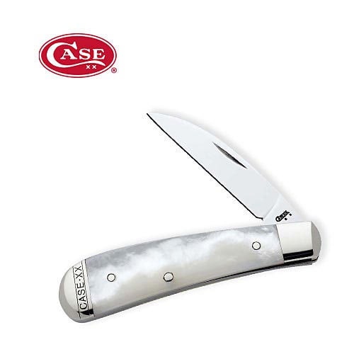 Case Mother of Pearl Sway Back Folding Knife