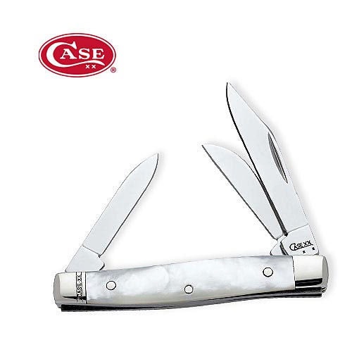 Case Mother of Pearl Small Stockman Folding Knife