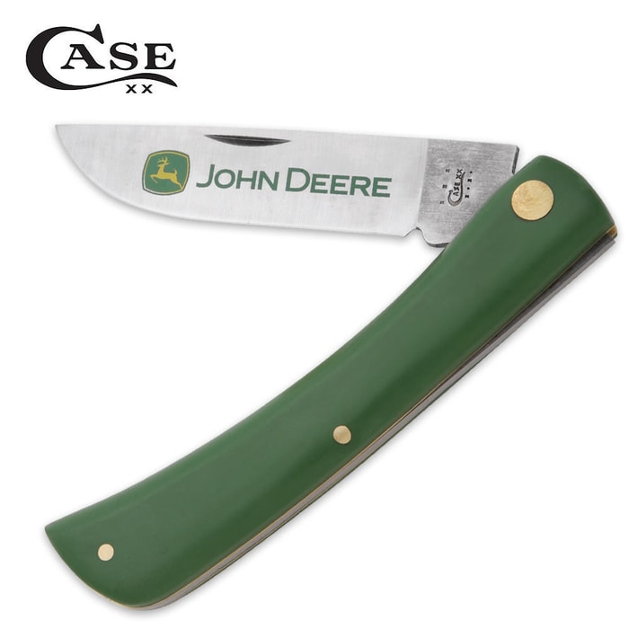 Case John Deere Sod Buster Jr. Folding Pocket Knife 