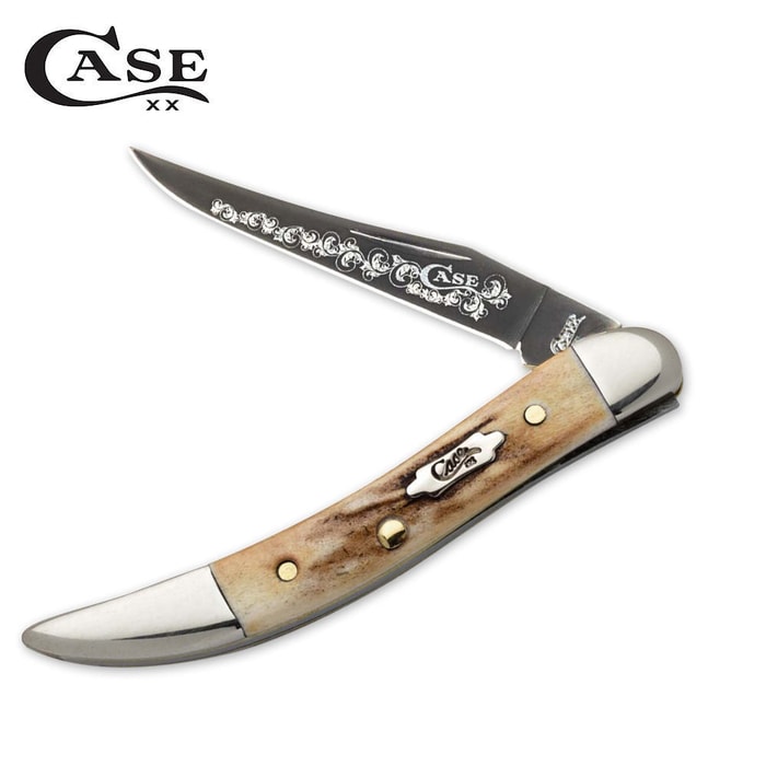 Case Vintage Stag Small Texas Toothpick Folding Knife
