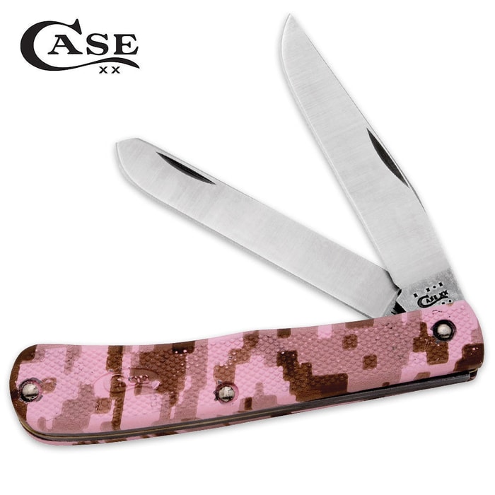 Case Pink Camo Trapper Pocket Knife