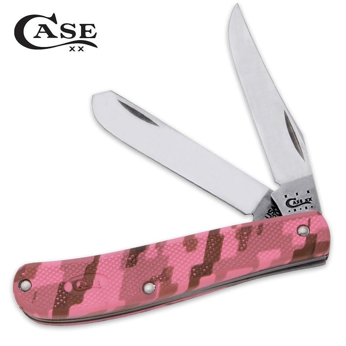 Case Pink Camo Mini Trapper Pocket Knife