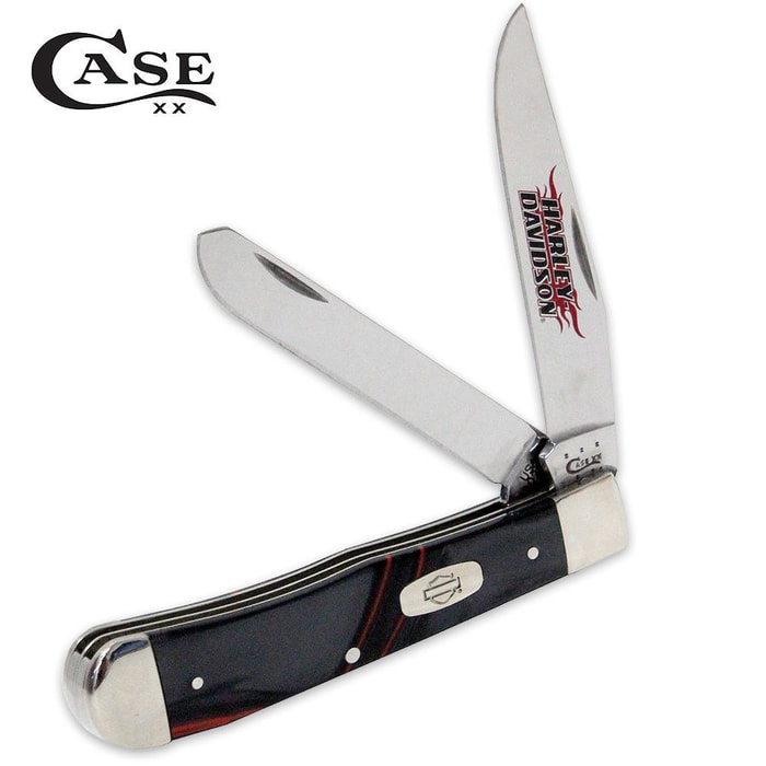 Case Tru-Sharp Harley-Davidson Kirinite Trapper Folding Pocket Knife