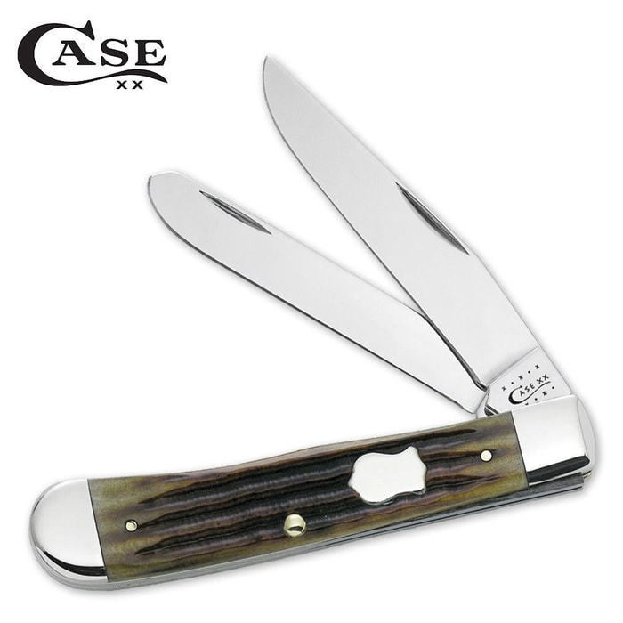 Case Second Cut Antique Bone Trapper Folding Knife