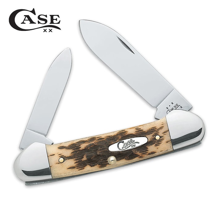 Case 62131 CV Amber Canoe Pocket Knife